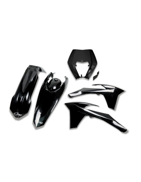 Kit plastiques - Noir - UFO KTM EXC EXC-F 2012-2013