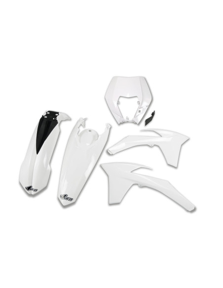 Kit plastiques - Blanc - UFO KTM EXC EXC-F 2012-2013