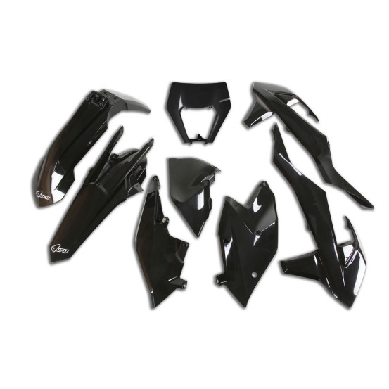 Kit plastiques - Noir - UFO KTM EXC EXC-F 2017-2019