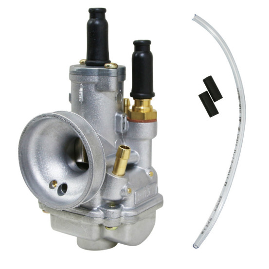 Carburateur POLINI CP 17,5 (avec dépression - avec graissage - starter à câble)