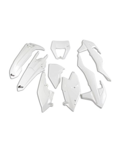 Kit plastiques - Blanc - UFO KTM EXC EXC-F 2017-2019