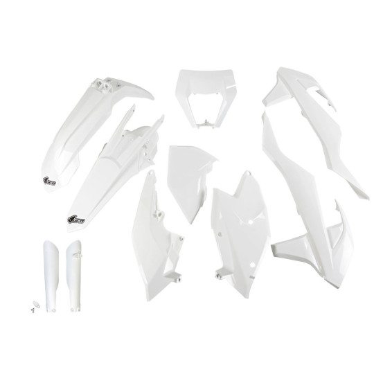 Kit plastiques complet - Blanc - UFO KTM EXC EXC-F 2017-2019