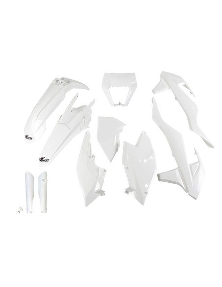Kit plastiques complet - Blanc - UFO KTM EXC EXC-F 2017-2019
