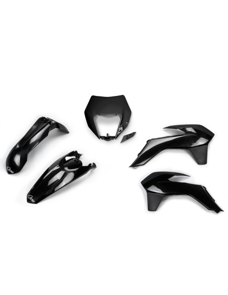Kit plastiques - Noir - UFO KTM EXC EXC-F 2014-2016