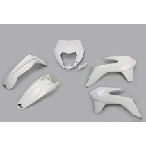 Kit plastiques - Blanc - UFO KTM EXC EXC-F 2014-2016