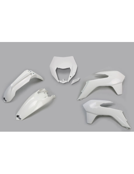 Kit plastiques - Blanc - UFO KTM EXC EXC-F 2014-2016
