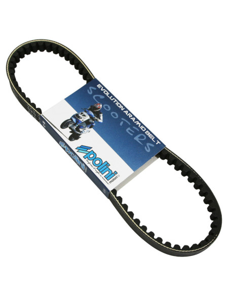 Courroie de transmission renforcée Kevlar POLINI Aprilia/Benelli/Beta/Italjet/Malaguti/MBK/PGO/Rieju/Yamaha 50cc