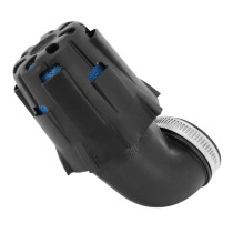 Filtre à air POLINI Blue Air Box PHBG étanche fixation coudée 90° diamètre 32mm