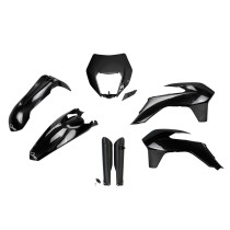 Kit plastiques complet - Noir - UFO KTM EXC EXC-F 2014-2016