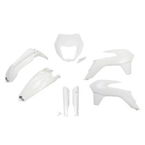 Kit plastiques complet - Blanc - UFO KTM EXC EXC-F 2014-2016