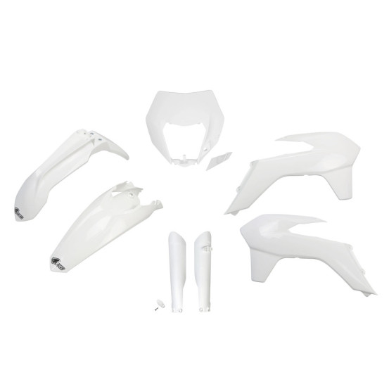 Kit plastiques complet - Blanc - UFO KTM EXC EXC-F 2014-2016