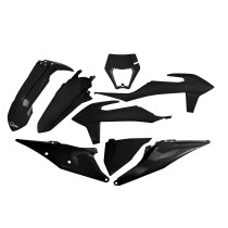Kit plastiques - Noir - UFO KTM EXC EXC-F 2020-2021