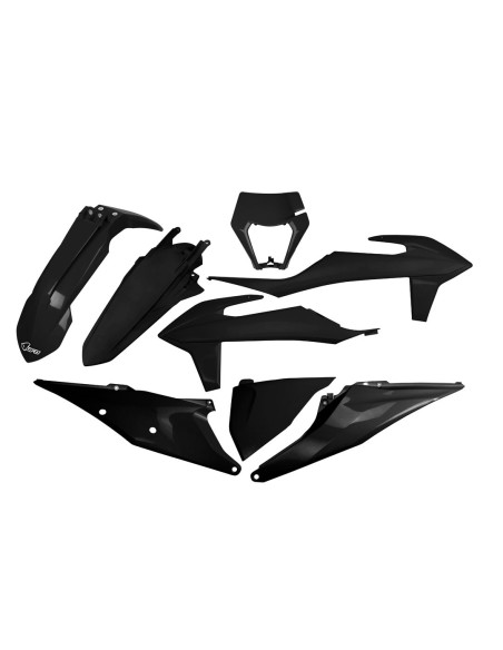 Kit plastiques - Noir - UFO KTM EXC EXC-F 2020-2021