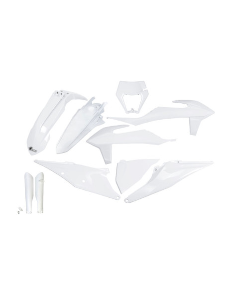 Kit plastiques complet - Blanc 2020 - UFO KTM EXC EXC-F 2020-2021