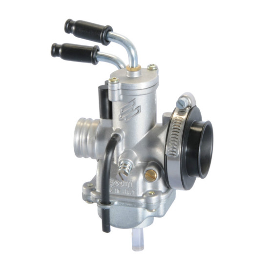 Carburateur POLINI Scooters Ø15mm starter par câble avec adaptateur filtre origine