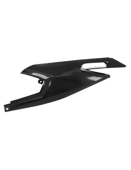 Carénage coque arrière Gauche Derbi 50 Senda / Gilera 50 SMT / RCR / Aprilia 50 SX / RX 2018-2021 Noir