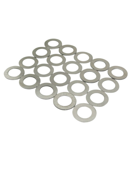 Set de rondelles de calage d'axe de pédalier MBK/Motobécane (16x27)