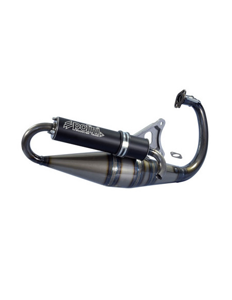 Ligne complète Team 4 Aluminium noir POLINI MBK/Yamaha 50cc