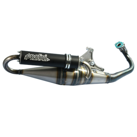 Ligne complète Team 4 Aluminium noir POLINI Gilera/Piaggio 50cc