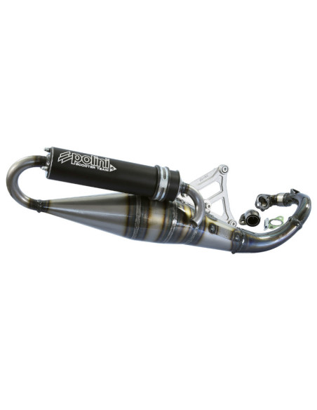 Ligne complète Team 4 Aluminium noir POLINI Peugeot 50cc