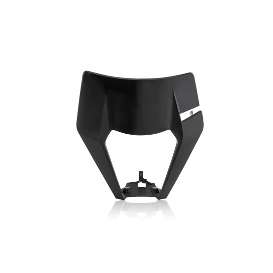 Plaque phare avant enduro - Noir - ACERBIS KTM 125/250/300 EXC 2017-2019 250/350/450/500 EXCF 2017-2019