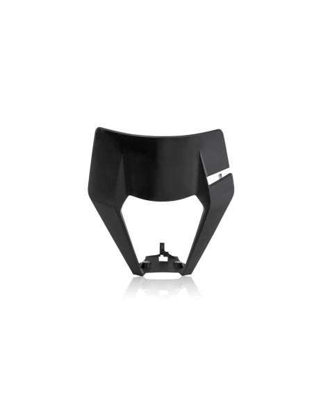 Plaque phare avant enduro - Noir - ACERBIS KTM 125/250/300 EXC 2017-2019 250/350/450/500 EXCF 2017-2019