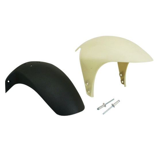 Garde boue avant scooter Gilera 50 / 125 DNA 1997-2006 Blanc / Noir