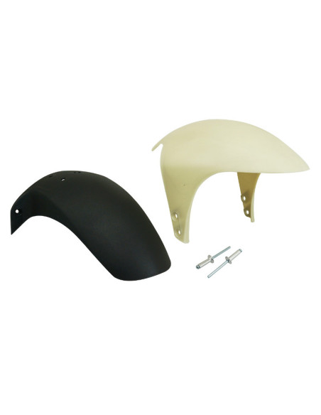 Garde boue avant scooter Gilera 50 / 125 DNA 1997-2006 Blanc / Noir