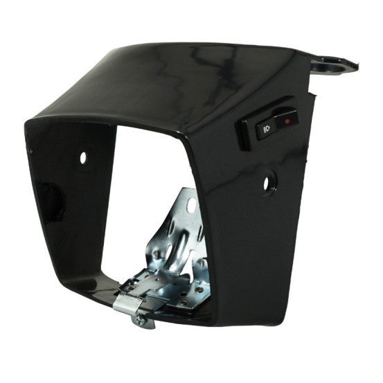 Capot de phare Peugeot 103 MVL / Vogue Noir (avec patte et ressort)