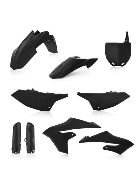 Kit plastiques complet - Noir - ACERBIS Yamaha 65 YZ 2018-2019