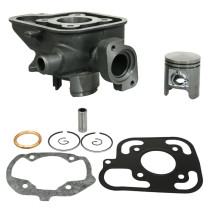 Cylindre piston Peugeot 50 Ludix Blaster Speedfight 3 Jet Force (fonte avec piston graphite)