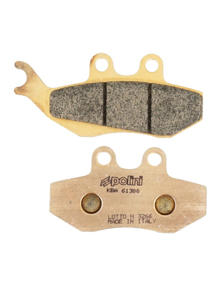Plaquettes de frein POLINI Métal fritté Beta Gilera Peugeot Piaggio Vespa