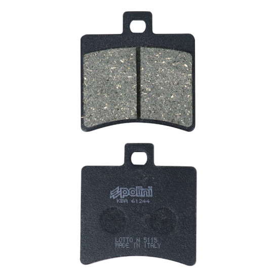 Plaquettes de frein POLINI Organique Peugeot 125 Citystar R Derbi 125/250 Rambla Benelli 250 Velvet Aprilia 50 Scarabeo