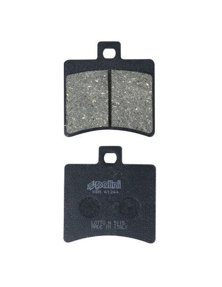 Plaquettes de frein POLINI Organique Peugeot 125 Citystar R Derbi 125/250 Rambla Benelli 250 Velvet Aprilia 50 Scarabeo
