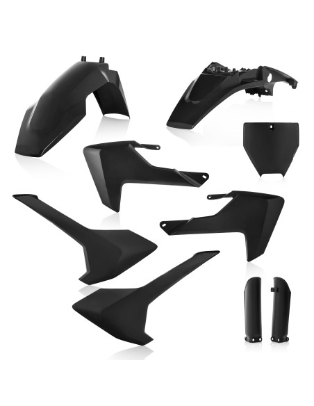 Kit plastiques complet - Noir - ACERBIS Husqvarna 65 TC 2017-2019