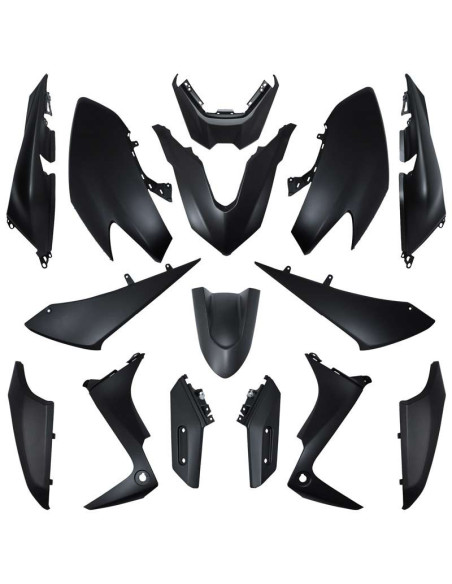 Kit carénages maxiscooter Yamaha 530 TMax 2017-2019 Noir mat