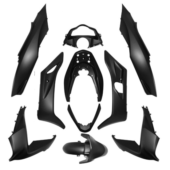 Kit carénages maxiscooter Honda 125 PCX 2014-2017 Noir mat