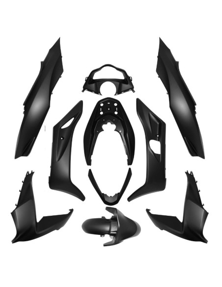 Kit carénages maxiscooter Honda 125 PCX 2014-2017 Noir mat