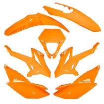 Kit carénages 50 à boite Beta 50 RR après 2012 Orange (7 pièces)
