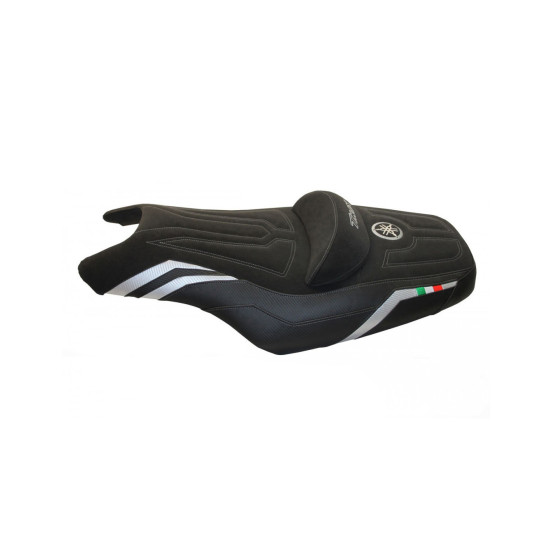 Housse de selle modèle Confort argent TAPPEZZERIA - Avec logo brodé - YAMAHA T-MAX 2008-16