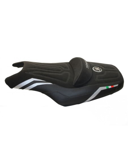 Housse de selle modèle Confort argent TAPPEZZERIA - Avec logo brodé - YAMAHA T-MAX 2008-16