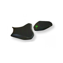 Housse de selle modèle Confort noire TAPPEZZERIA - Avec logo brodé - KAWASAKI Z 900 2017-22
