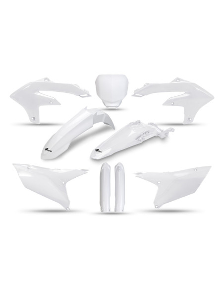 Kit plastiques complet - Blanc - UFO Yamaha 450 YZ-F 2023-2025 / 250 YZ-F 2024-2026