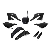Kit plastiques complet - Noir - UFO Yamaha 125 250 YZ 2022-2024
