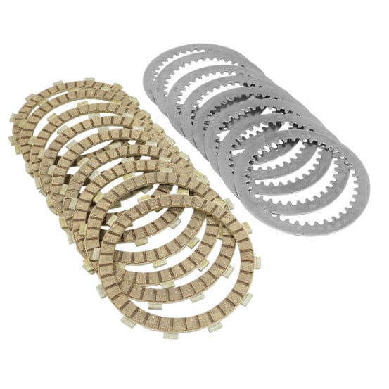 Kit Disques d'embrayage garnis + lisses NEWFREN pour DUCATI 400 à 800cc