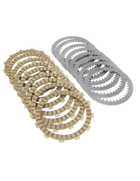 Kit Disques d'embrayage garnis + lisses NEWFREN pour DUCATI 400 à 800cc