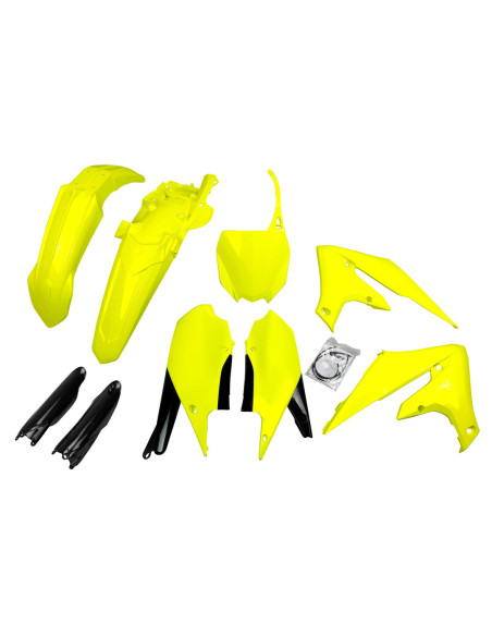 Kit plastiques complet - Néon Jaune - UFO Yamaha 250 YZ-F 2019-2023