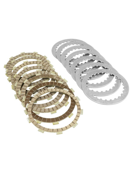Disques d'embrayage garnis + lisses NEWFREN HONDA et SUZUKI 600 à 900cc