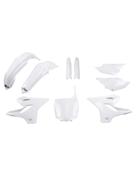Kit plastiques complet - Blanc - UFO Yamaha 125 250 YZ 2015-2021