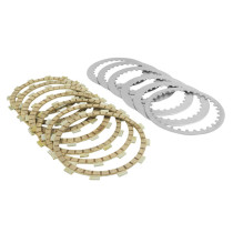 Kit disques d'embrayage garnis + lisses standards NEWFREN - KAWASAKI